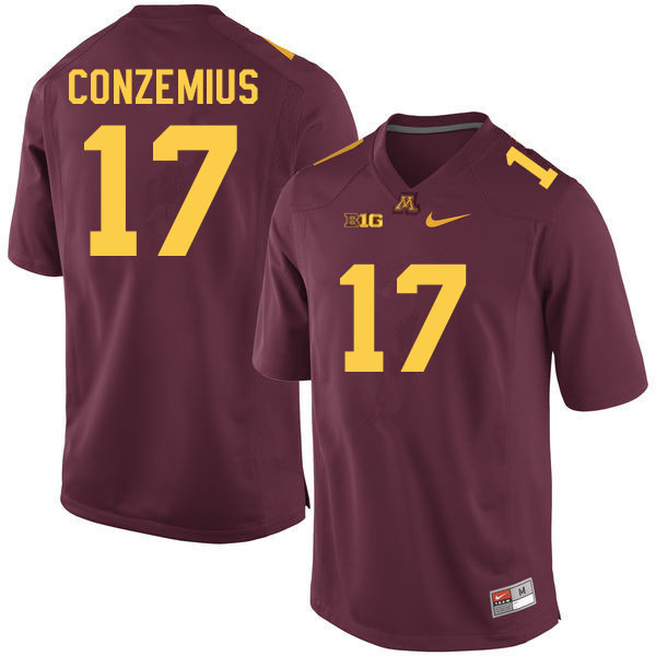 Men #17 Cade Conzemius Minnesota Golden Gophers College Football Jerseys Sale-Maroon